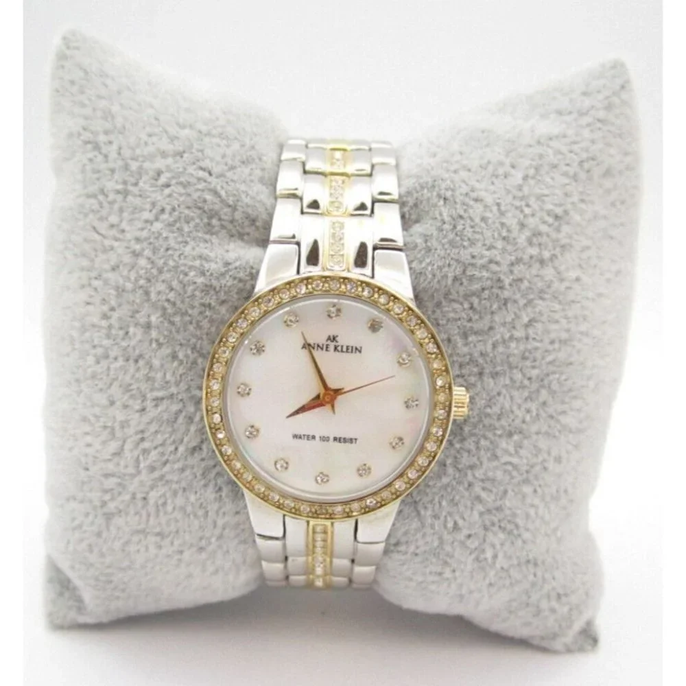 Women Anne Klein Quartz WR Analog 29mm Dial Causal‎ Round Watch (G14)